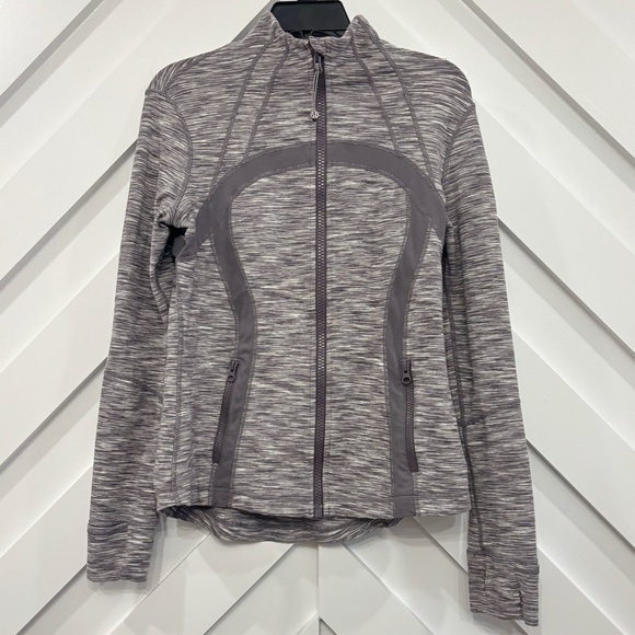 Lululemon Define Jacket Size 10 In Magnum Space Dye Gray - Picture 1 of 7